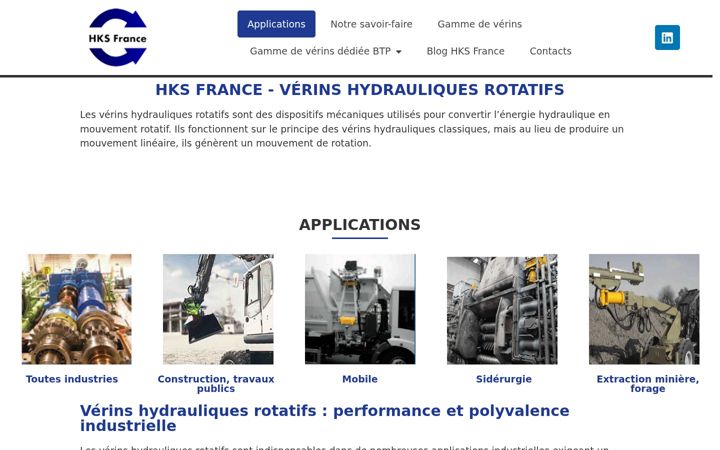 Screenshot of hks.fr