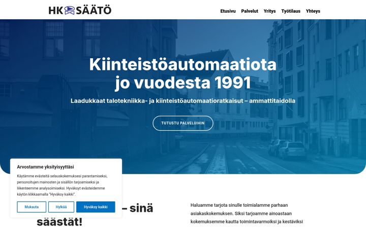 Screenshot of hksaato.fi
