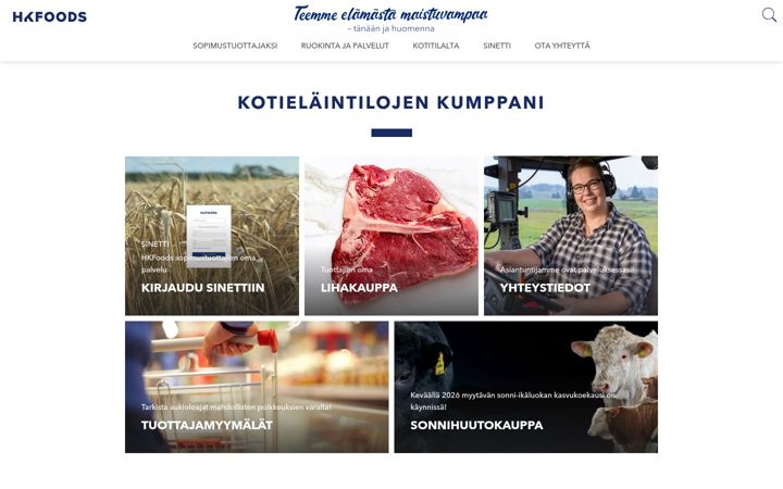 Screenshot of hkscanagri.fi
