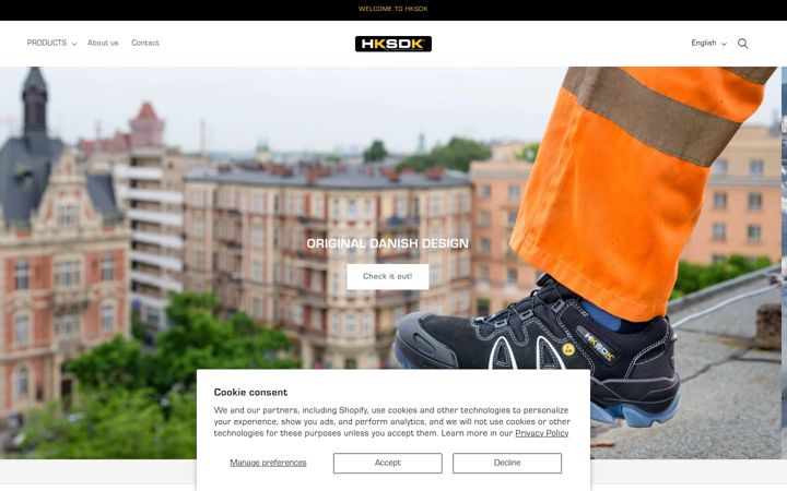Screenshot of hksdk.com
