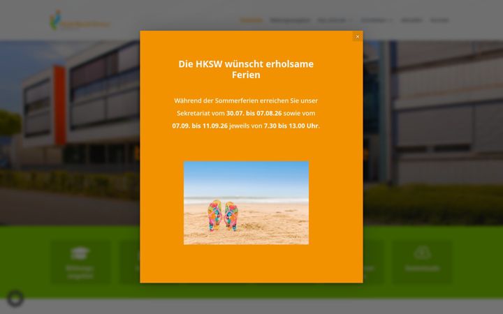 Screenshot of hksw.de