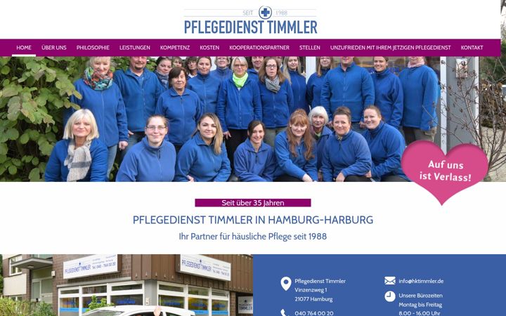 Screenshot of hktimmler.de