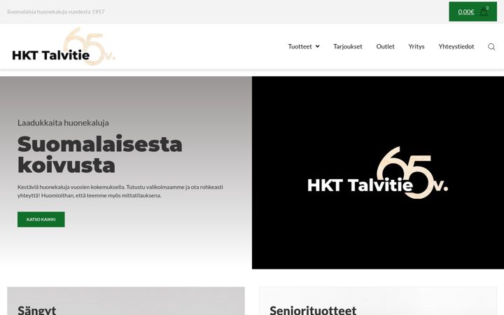 Screenshot of hkttalvitie.fi