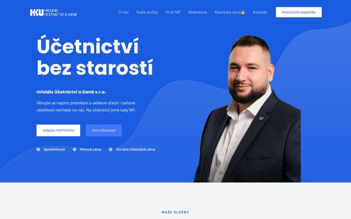 Screenshot of hkucetnictvi.cz