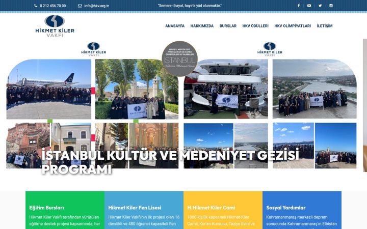 Screenshot of hkv.org.tr