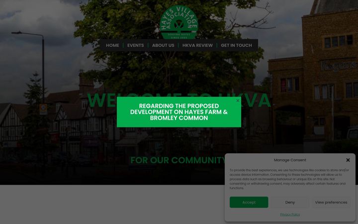 Screenshot of hkva.org.uk