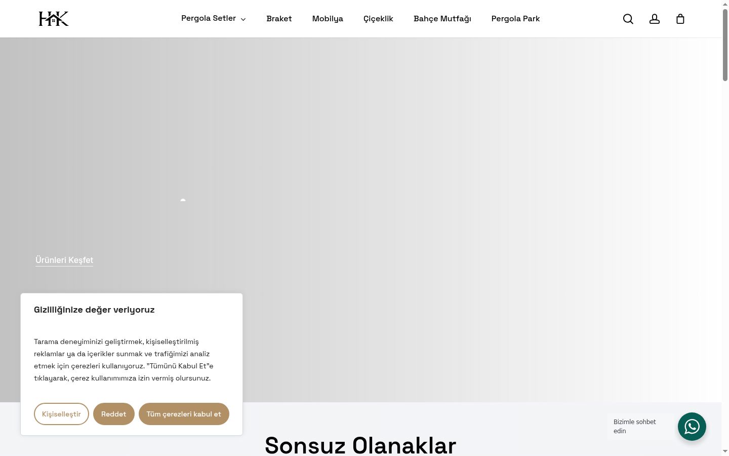 Sutikimo reklamjuostės, rodytos prieš bet kokią sąveiką, ekrano kopija