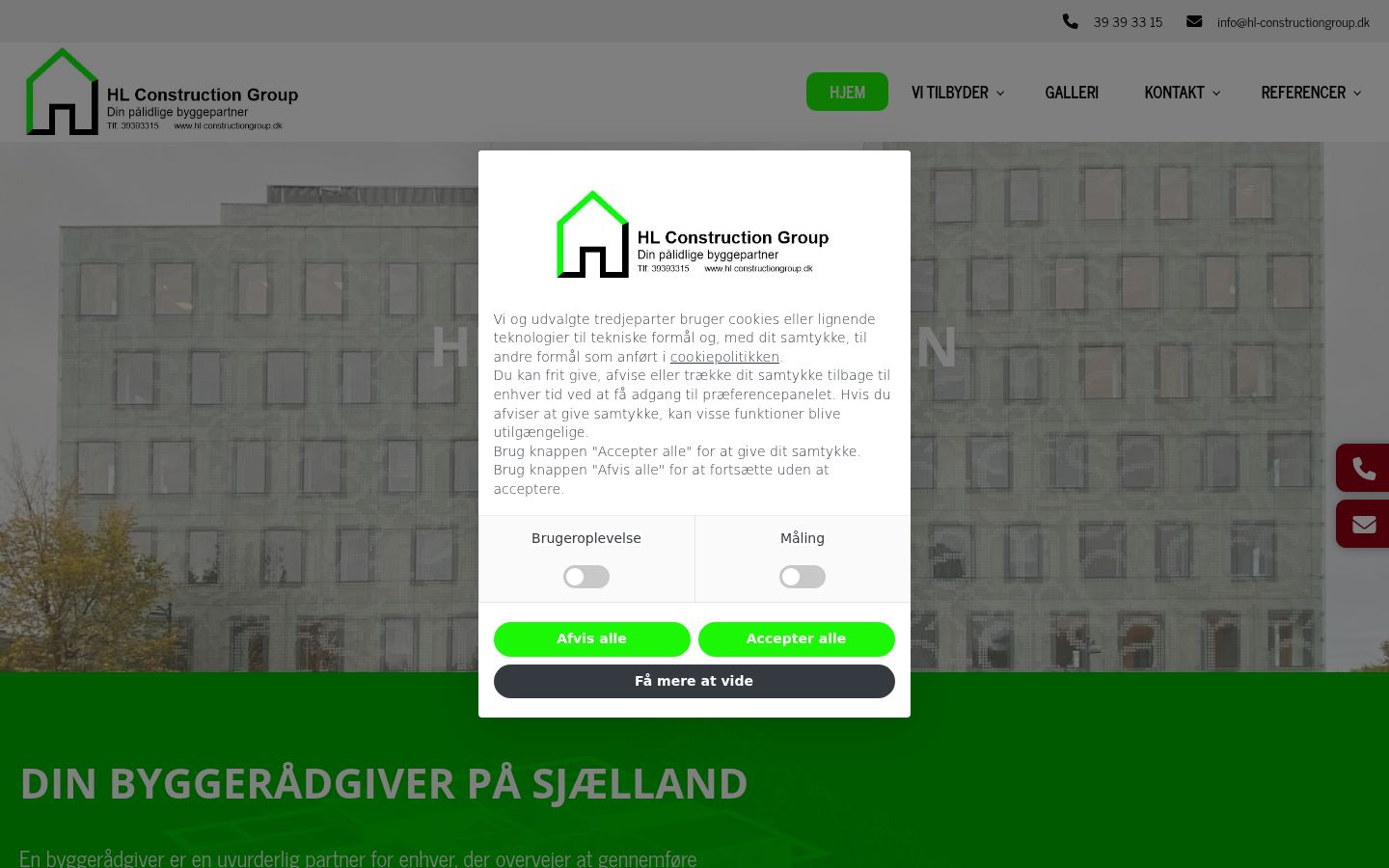 Screenshot tal-banner tal-kunsens muri qabel kwalunkwe interazzjoni