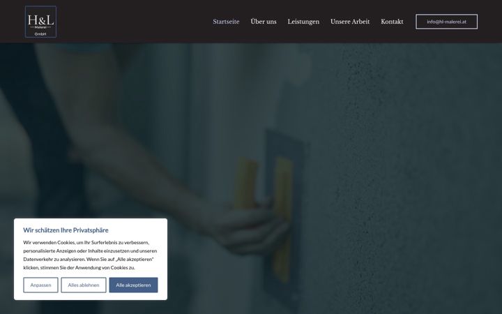 Screenshot of hl-gmbh.at