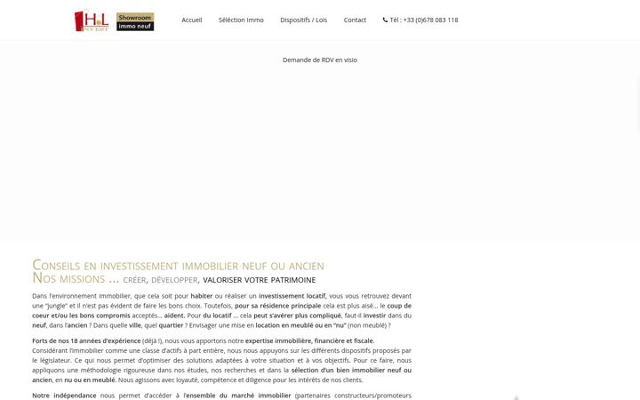 Screenshot of hl-invest.com