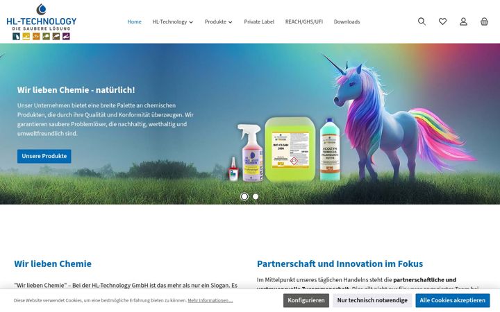 Screenshot of hl-technology.de