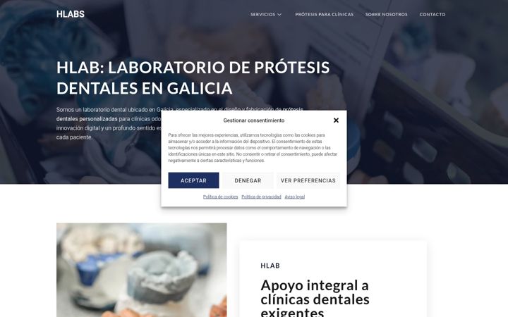 Screenshot of hlabs.es