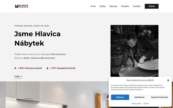 Screenshot of hlavica-nabytek.cz