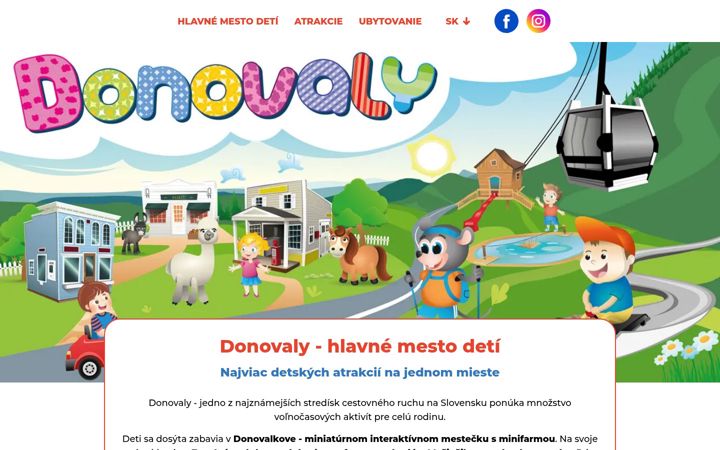 Screenshot of hlavnemestodeti.sk