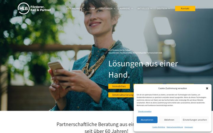 Screenshot of hlb-fkp.de