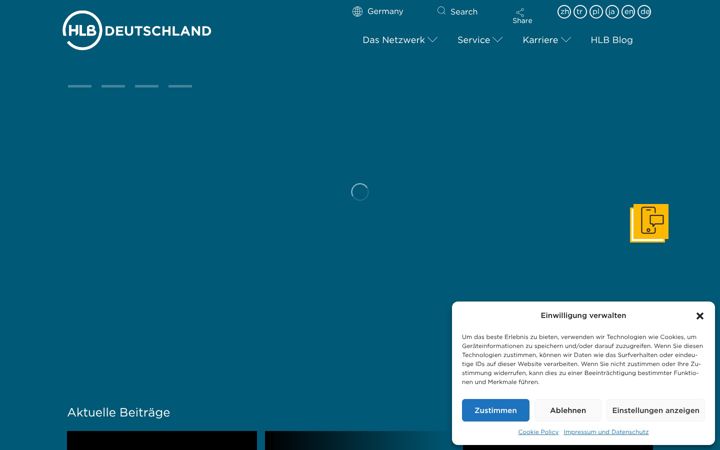 Screenshot of hlb-forum-mittelstand.de