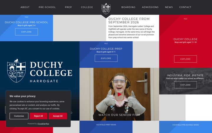 Screenshot of hlc.org.uk