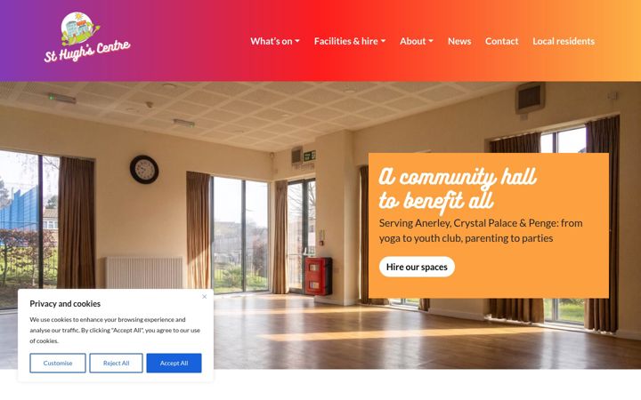 Screenshot of hlca.org.uk
