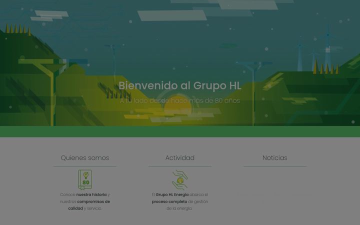 Screenshot of hlenergia.com