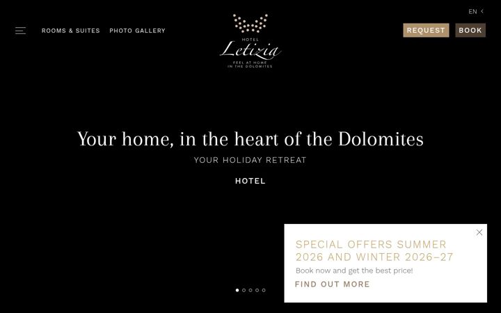 Screenshot of hletizia.it