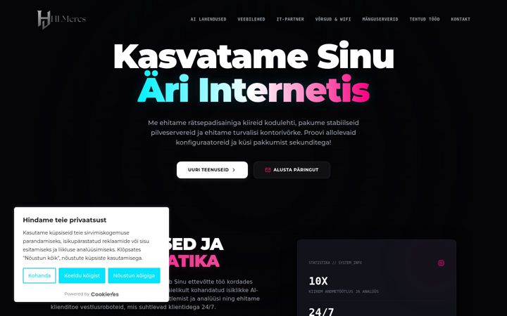 Screenshot of hlmercs.ee