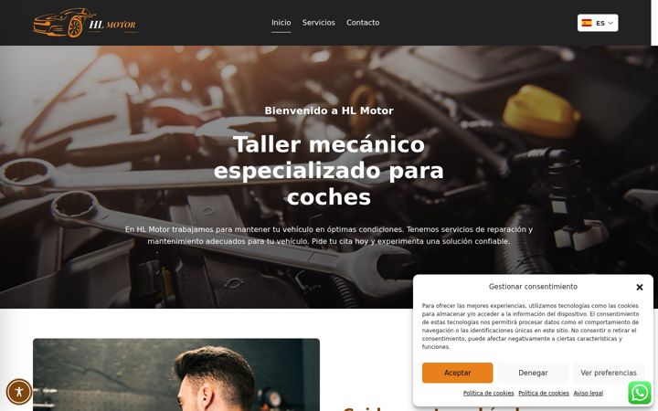 Screenshot of hlmotor.net