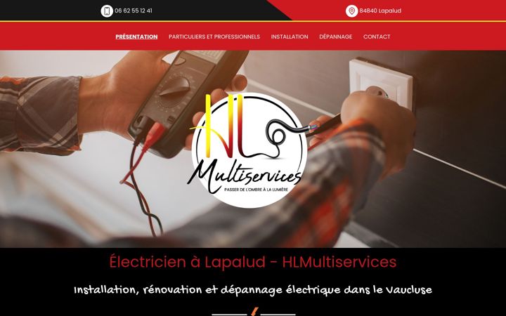 Screenshot of hlmultiservices-84.fr
