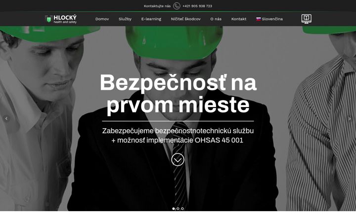 Screenshot of hlocky.sk
