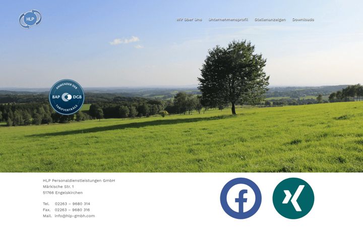 Screenshot of hlp-gmbh.com