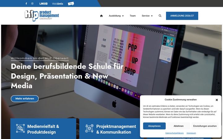 Screenshot of hlp-oberwart.at