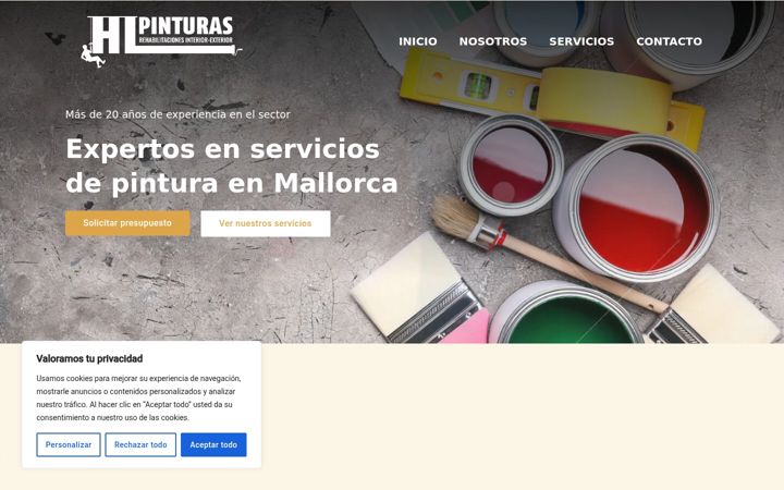 Screenshot of hlpinturas.es