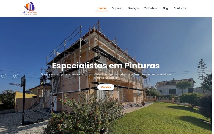 Screenshot of hlpinturas.pt