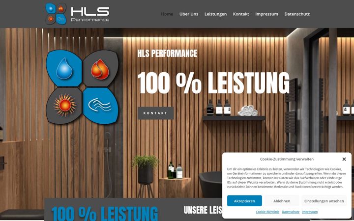 Screenshot of hls-performance.de