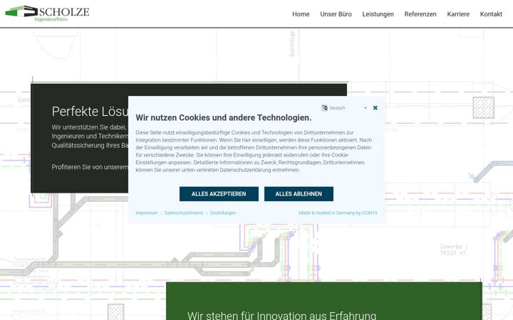 Screenshot of hls-scholze.de