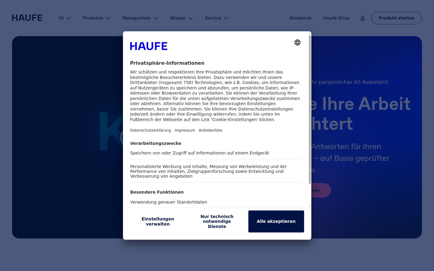 Sutikimo reklamjuostės, rodytos prieš bet kokią sąveiką, ekrano kopija