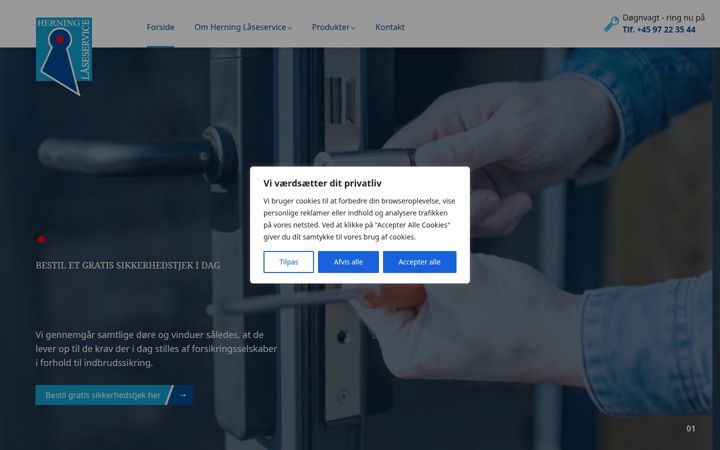 Screenshot of hlse.dk