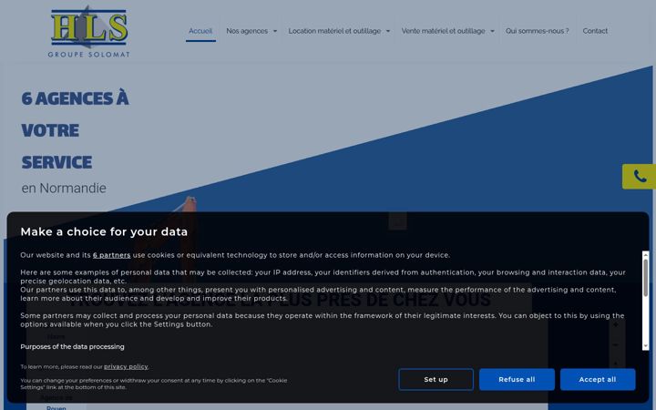 Screenshot of hlslocation.fr