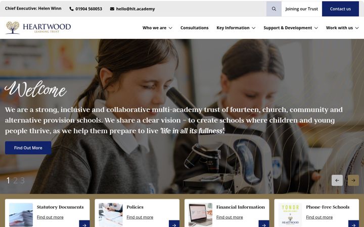 Screenshot of hlt.academy