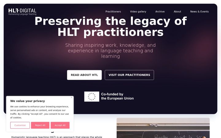 Screenshot of hlt.digital