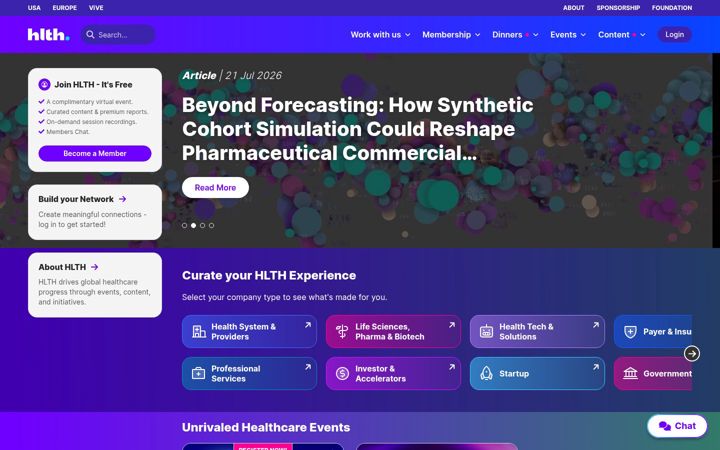 Screenshot of hlth.com