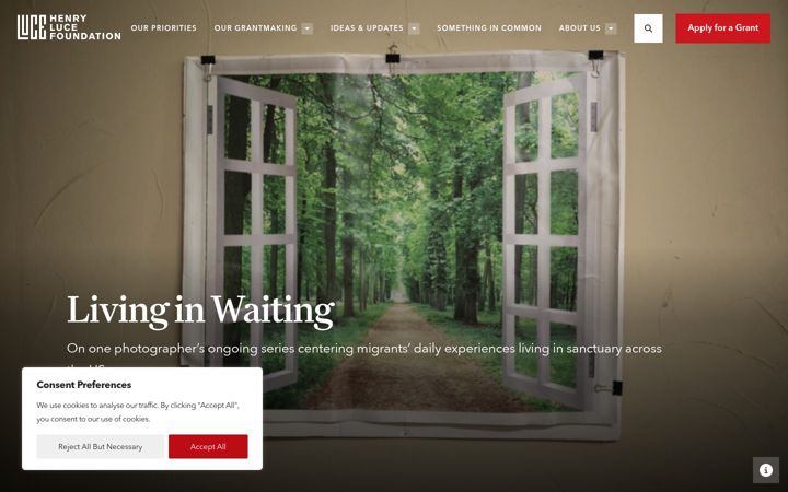 Screenshot of hluce.org
