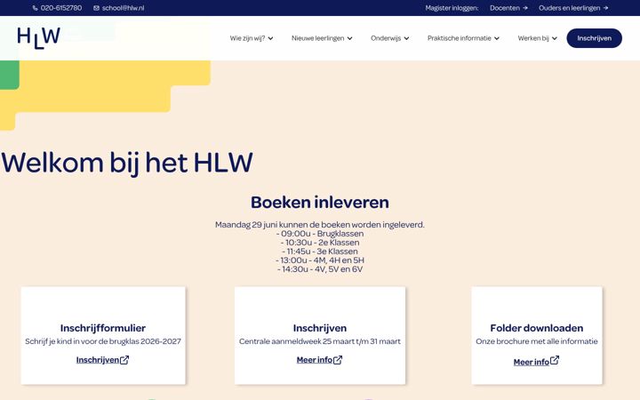 Screenshot of hlw.nl