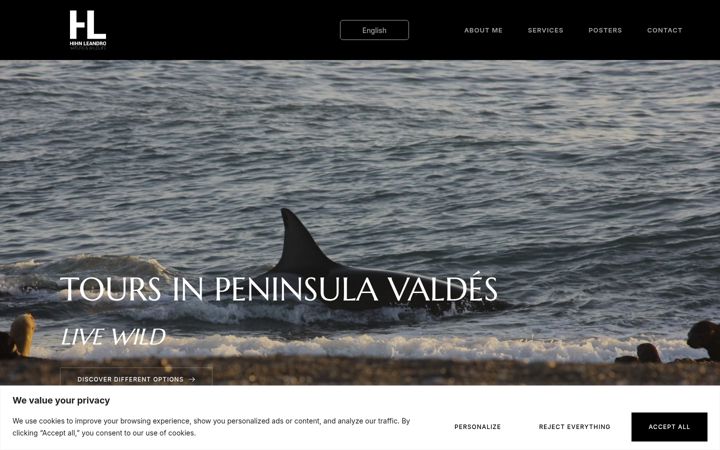 Screenshot of hlwildlife.com
