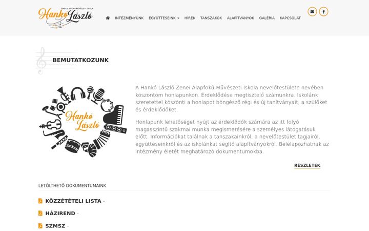 Screenshot of hlzene.hu