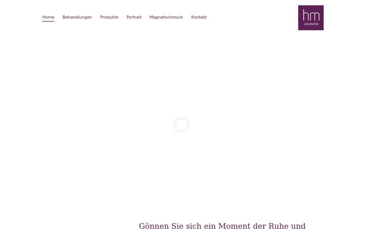Snímek obrazovky hm-cosmetic.ch