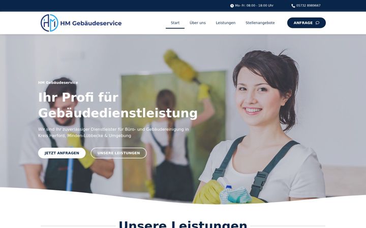 Screenshot stránky hm-gbs.de