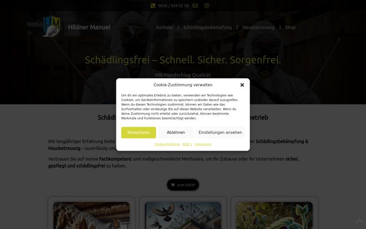 Screenshot of hm-sb.at