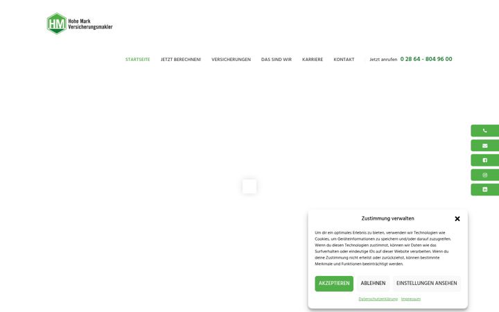 Screenshot of hm-v.de