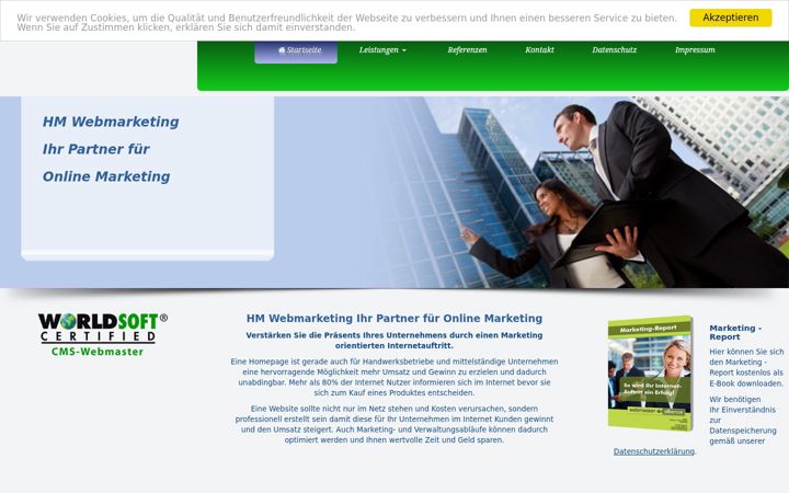 Screenshot of hm-webmarketing.de