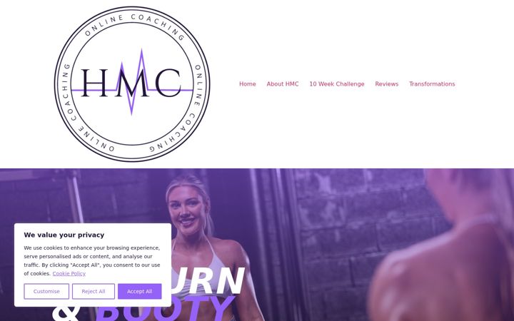 Screenshot of hmccoaching.com